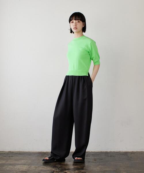LANVIN en Bleu（ランバンオンブルー）の「ゴムギャザーワイド