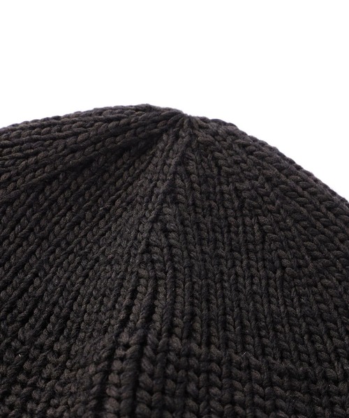 THE NORTH FACE PURPLE LABEL(ザ ノースフェイス パープルレーベル)の「THENORTHFACE PURPLE LABEL/ザ・ノースフェイス/Field Wach Cap(ニットキャップ/ビーニー・メンズ・ブラック・F)」の5枚目の写真