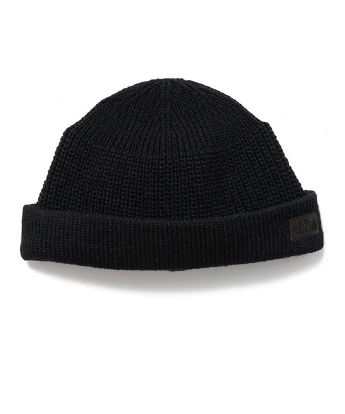 THE NORTH FACE PURPLE LABEL(ザ ノースフェイス パープルレーベル)の「THENORTHFACE PURPLE LABEL/ザ・ノースフェイス/Field Wach Cap(ニットキャップ/ビーニー・メンズ・ブラック・F)」の2枚目の写真