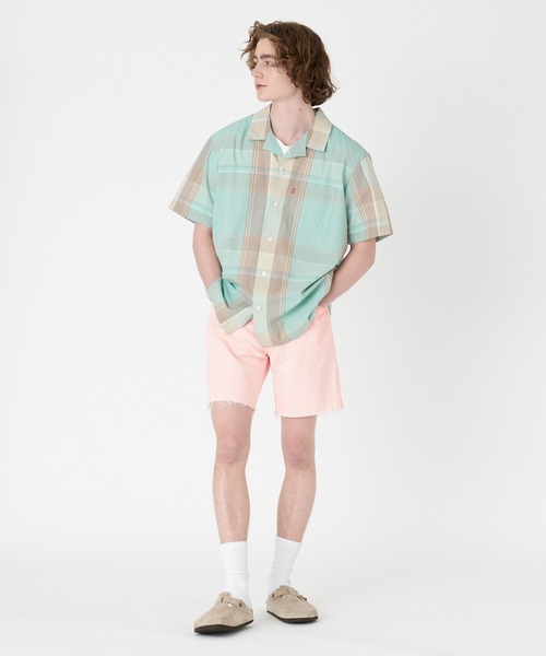 Levi's(リーバイス)の「Levi's/リーバイス サンセット 半袖シャツ ブルー PASTEL TURQUOISE(その他トップス・メンズ・マルチ・S/M/L/XL)」の4枚目の写真