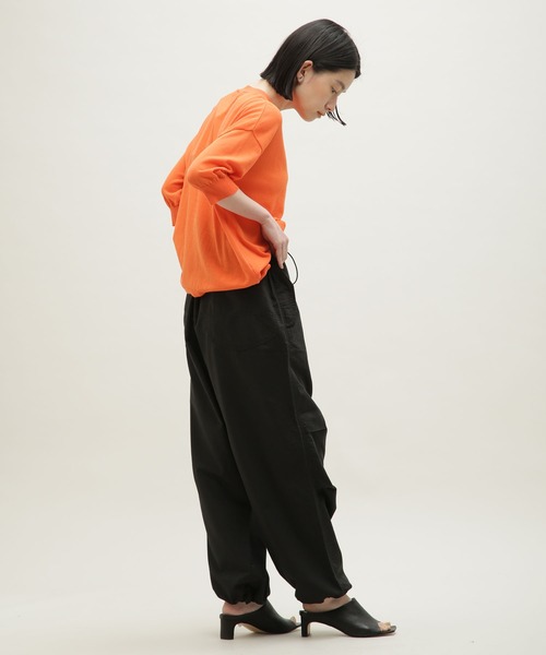 Lee（リー）の「Lee/PARACHUTE EASY PANTS（カーゴパンツ・レディース・ブラック/ホワイト・FREE）」の18枚目の写真