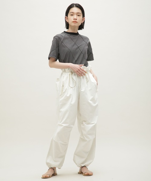 Lee（リー）の「Lee/PARACHUTE EASY PANTS（カーゴパンツ・レディース・ブラック/ホワイト・FREE）」の16枚目の写真