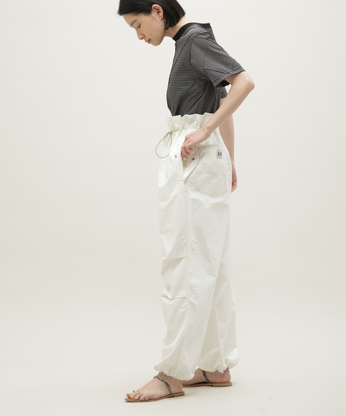 Lee（リー）の「Lee/PARACHUTE EASY PANTS（カーゴパンツ・レディース・ブラック/ホワイト・FREE）」の14枚目の写真