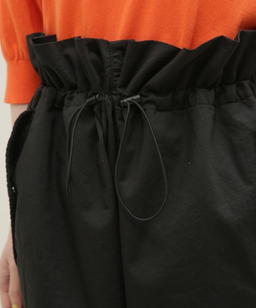 Lee（リー）の「Lee/PARACHUTE EASY PANTS（カーゴパンツ・レディース・ブラック/ホワイト・FREE）」の9枚目の写真