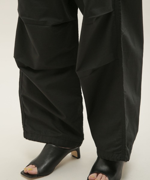 Lee（リー）の「Lee/PARACHUTE EASY PANTS（カーゴパンツ・レディース・ブラック/ホワイト・FREE）」の6枚目の写真