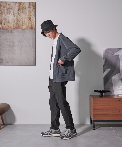 Blue Standard (ブルースタンダード)の「【BLUE STANDARD/ブルースタンダード】快適 接触冷感 ストレッチ イージーパンツ(その他パンツ・メンズ・チャコールグレー/ブラック/ネイビー/グリーン/ダークベージュ・MEDIUM/LARGE/X-LARGE)」の21枚目の写真