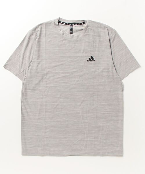 adidas(アディダス)の「アディダス adidas トレイン エッセンシャルズ ストレッチ トレーニング 半袖Tシャツ(Tシャツ/カットソー・メンズ・グレー/ブラック/ダークブルー・L/LL/S/3L/M)」の2枚目の写真