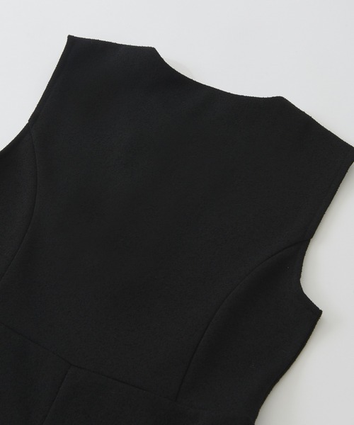 CEL ANSWER（シーイーエルアンサー）の「ノースリーブツイーディーワンピース（ワンピース・レディース・ブラック/ネイビー・FREE/MEDIUM/TALL）」の17枚目の写真
