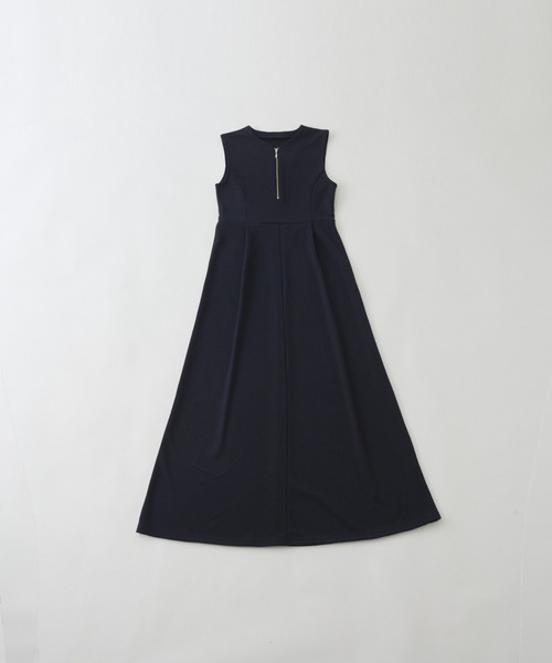 CEL ANSWER（シーイーエルアンサー）の「ノースリーブツイーディーワンピース（ワンピース・レディース・ブラック/ネイビー・FREE/MEDIUM/TALL）」の4枚目の写真