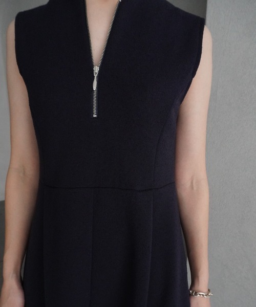 CEL ANSWER（シーイーエルアンサー）の「ノースリーブツイーディーワンピース（ワンピース・レディース・ブラック/ネイビー・FREE/MEDIUM/TALL）」の16枚目の写真
