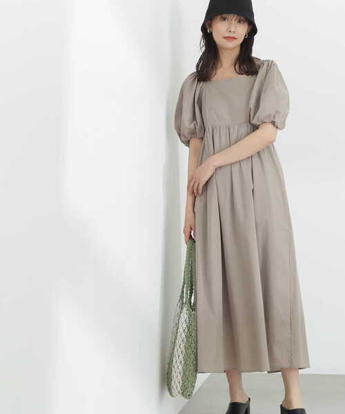 N.(N. Natural Beauty Basic)(エヌエヌナチュラルビューティーベーシック)の「【S Size Line】◆コットンボイル2waysオフショルワンピース(ワンピース・レディース・カーキ/ピンク/ブラック/ロイヤルブルー/グレイッシュベージュ・SMALL/MEDIUM)」の17枚目の写真