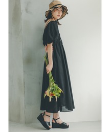 N.（N. Natural Beauty Basic） | 【S Size Line】◆コットンボイル２ｗａｙｓオフショルワンピース(ワンピース)