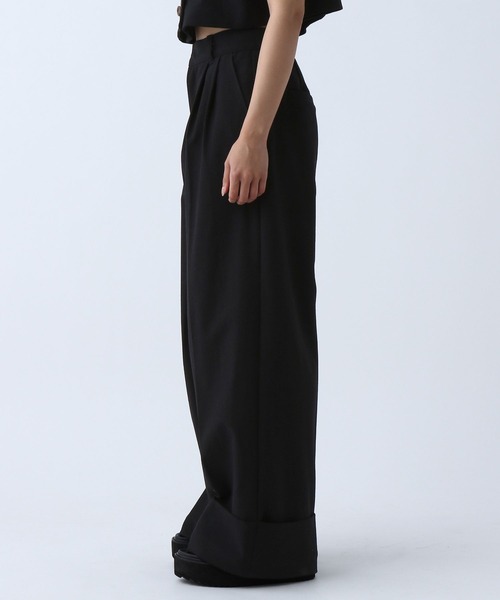 PAGEBOY（ページボーイ）の「ロールアップスラックス（スラックス・レディース・オレンジ系/ブラック/グレイッシュベージュ/ブラウン・FREE）」の19枚目の写真