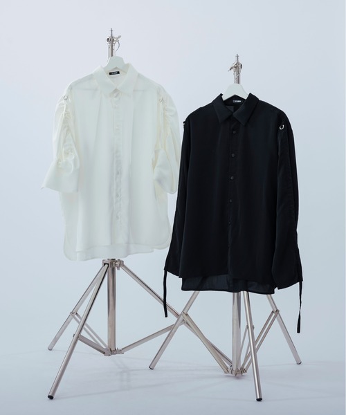 eldo エルド 抗菌長袖ブラウス BLACK Tops | eldo