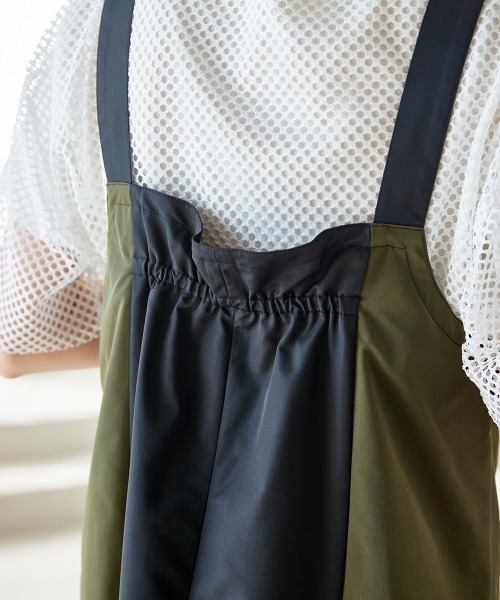 miclat（ミクラ）の「大きいサイズ　ミリタリー風ジャンパースカート　miclat（ジャンパースカート・レディース・ベージュ系/ブラック系・LL/L/4L/5L/3L）」の19枚目の写真