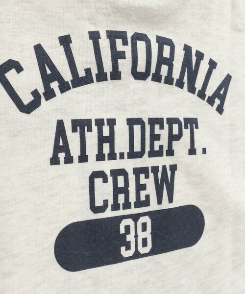 Champion(チャンピオン)の「【Champion チャンピオン】ゆったりシルエット半袖スウェットシャツ(Tシャツ/カットソー・キッズ・ネイビー/キナリ・110/140/100/130/120)」の10枚目の写真