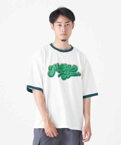 CORISCO(コリスコ)の「フロッキー MALIBU リンガー半袖BIG TEE(M1)(Tシャツ/カットソー・メンズ・その他4/その他1/その他2/その他3・LARGE/X-LARGE/MEDIUM)」の2枚目の写真