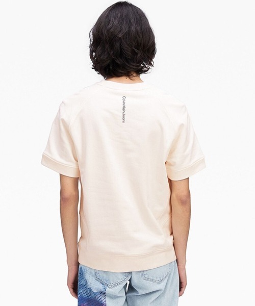 Calvin Klein(カルバン・クライン)の「Calvin Klein/カルバンクライン レギュラーモノグラムスウェットプルオーバー Tシャツ(スウェット・メンズ・グリーン/ブラック/オフホワイト・L/XL/M)」の10枚目の写真