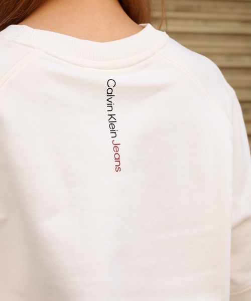 Calvin Klein(カルバン・クライン)の「Calvin Klein/カルバンクライン レギュラーモノグラムスウェットプルオーバー Tシャツ(スウェット・メンズ・グリーン/ブラック/オフホワイト・L/XL/M)」の13枚目の写真