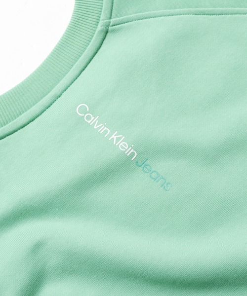 Calvin Klein(カルバン・クライン)の「Calvin Klein/カルバンクライン レギュラーモノグラムスウェットプルオーバー Tシャツ(スウェット・メンズ・グリーン/ブラック/オフホワイト・L/XL/M)」の19枚目の写真