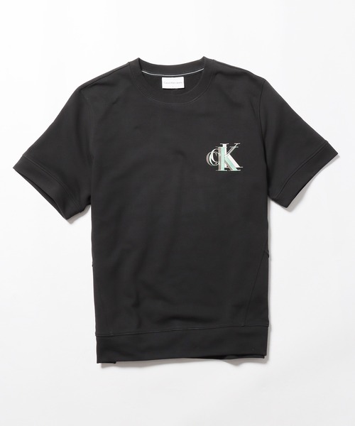 Calvin Klein(カルバン・クライン)の「Calvin Klein/カルバンクライン レギュラーモノグラムスウェットプルオーバー Tシャツ(スウェット・メンズ・グリーン/ブラック/オフホワイト・L/XL/M)」の11枚目の写真