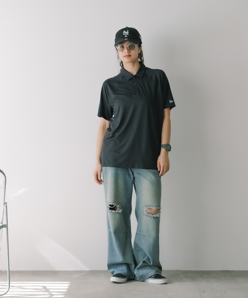 NEW ERA(ニューエラ)の「NEW ERA/ニューエラ Power Polo ポロシャツ(ポロシャツ・メンズ・ブラック/ネイビー/ロイヤルブルー/ホワイト/グレー・L/M/XL/XXL/S)」の6枚目の写真