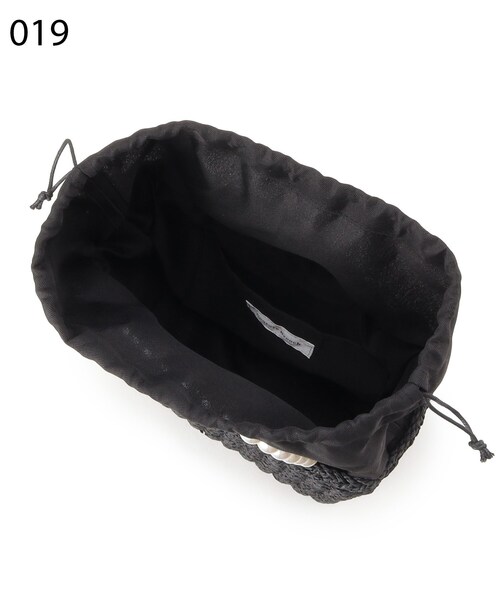 couture brooch（クチュールブローチ）の「◆パール調ハンドルバッグ（ハンドバッグ・レディース・ブラック/ナチュラル・00）」の8枚目の写真