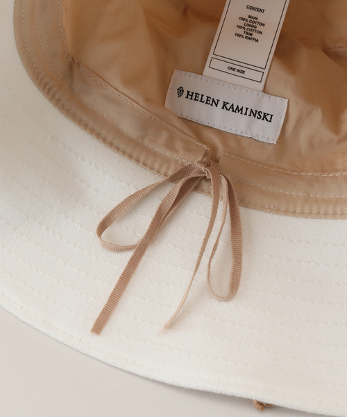 Helen Kaminski(ヘレンカミンスキー)の「≪一部店舗+WEB限定≫【HELEN KAMINSKI/ヘレン カミンスキー】 SUNDAR(ハット・レディース・ブラック/アイボリー・FREE)」の5枚目の写真