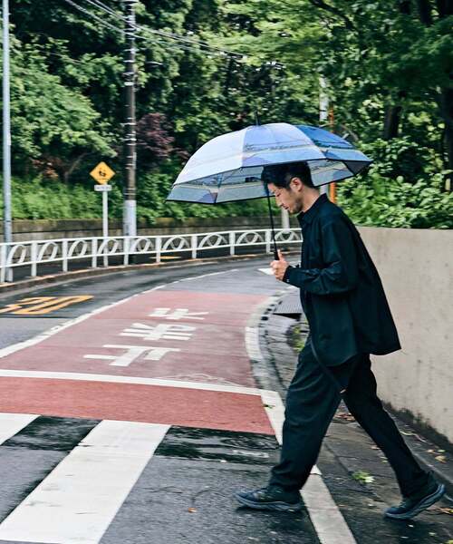 Wpc.(ダブリュピーシー)の「【別注】HIROSHI NAGAI ×Wpc. × MEN'S MELROSE 長傘(長傘・メンズ・ブルー・9)」の6枚目の写真