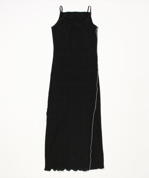 PRIVEVE(プリヴェヴェ)の「THE PLEATS MELLOW CAMISOLE DRESS(ワンピース・レディース・ブラック/グリーン系その他・FREE)」の3枚目の写真