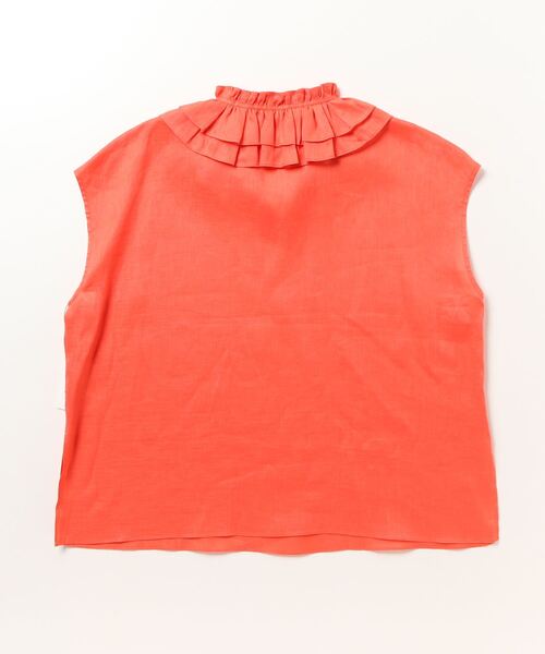 AMERICAN RAG CIE（アメリカンラグシー）の「フリルカラーリネンブラウス（シャツ/ブラウス・レディース・イエロー/オレンジ/ホワイト・FREE）」の16枚目の写真