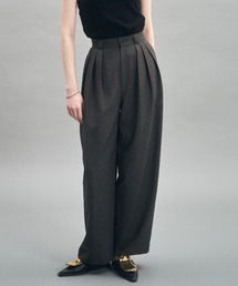 MECRE | ツィードタックパンツ(スラックス)