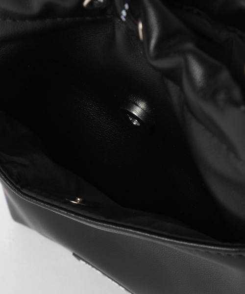 niko and...（ニコアンド）の「オリジナル太コードショルダー巾着（ショルダーバッグ・レディース・ホワイト/ブラック・0）」の17枚目の写真