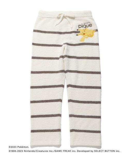 gelato pique(ジェラートピケ)の「【ポケモンスリープ】【メンズ】ベビモコジャガードプルオーバー&ロングパンツセット(ルームウェア/パジャマ・メンズ・アイボリー/ネイビー・MEDIUM/LARGE)」の13枚目の写真