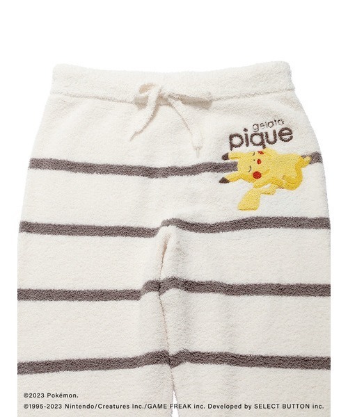 gelato pique(ジェラートピケ)の「【ポケモンスリープ】【メンズ】ベビモコジャガードプルオーバー&ロングパンツセット(ルームウェア/パジャマ・メンズ・アイボリー/ネイビー・MEDIUM/LARGE)」の15枚目の写真