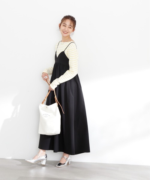 N.(N. Natural Beauty Basic)(エヌエヌナチュラルビューティーベーシック)の「◆バスクボーダーロンT(Tシャツ/カットソー・レディース・イエロー/オレンジ/ブルー・MEDIUM)」の16枚目の写真