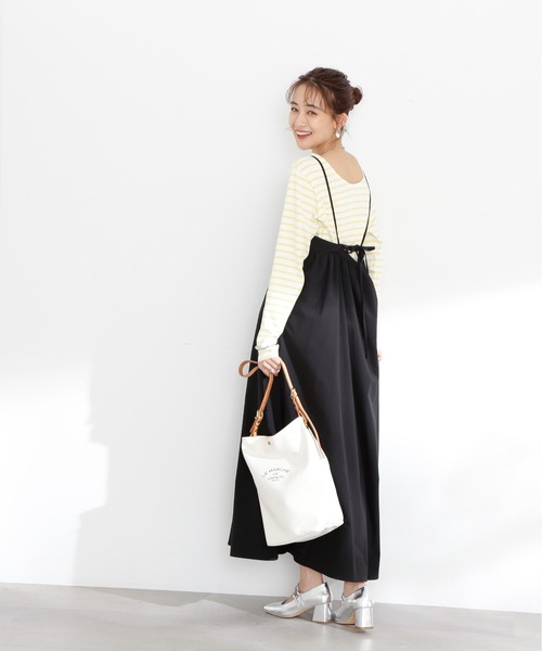 N.(N. Natural Beauty Basic)(エヌエヌナチュラルビューティーベーシック)の「◆バスクボーダーロンT(Tシャツ/カットソー・レディース・イエロー/オレンジ/ブルー・MEDIUM)」の11枚目の写真