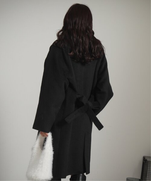 RAY CASSIN(レイカズン)の「カタログ掲載/ビッグカラーシャギーチェスターコート(チェスターコート・レディース・ブラック/パープル/ブラウン・FREE)」の8枚目の写真