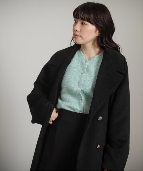 RAY CASSIN(レイカズン)の「カタログ掲載/ビッグカラーシャギーチェスターコート(チェスターコート・レディース・ブラック/パープル/ブラウン・FREE)」の9枚目の写真