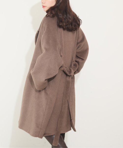 RAY CASSIN(レイカズン)の「カタログ掲載/ビッグカラーシャギーチェスターコート(チェスターコート・レディース・ブラック/パープル/ブラウン・FREE)」の13枚目の写真