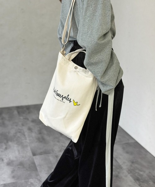 [MARK GONZALES]★25SS★韓国人気★CANVAS 2WAY CROSS BAG セール】MARK GONZALES ART WORK/マークゴンザレス 【Web限定