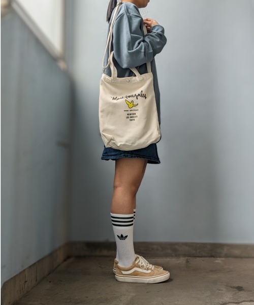 Mark Gonzales（マーク・ゴンザレス）の「MARK GONZALES ART WORK/マークゴンザレス　【Web限定】キャンバスA4 2WAYショルダーバッグ（ショルダーバッグ・メンズ・ホワイト系1/ホワイト系2/ブラック系1/ブラック系2・FREE）」の18枚目の写真