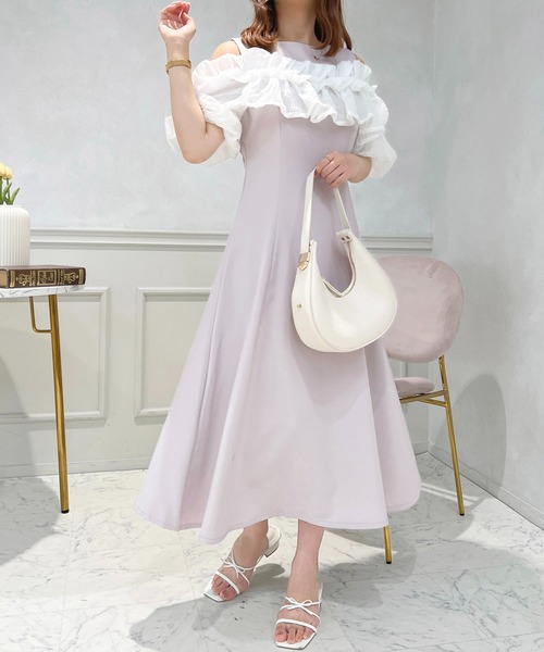 apres jour（アプレジュール）の「フリルドッキングワンピース