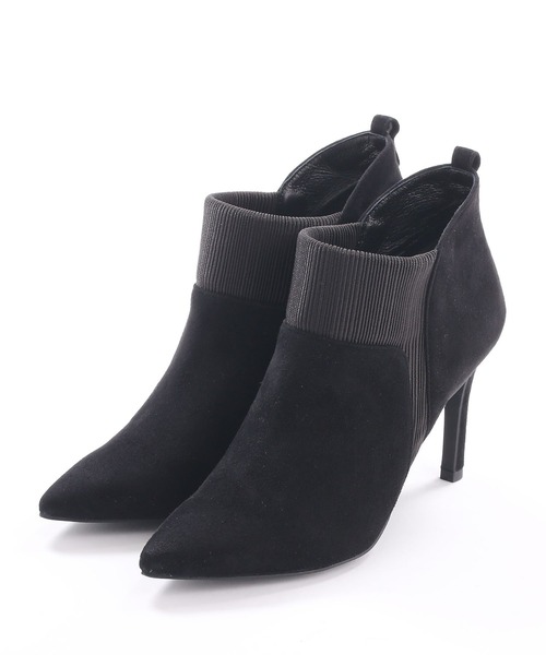 SEVEN TWELVE THIRTY（セヴントゥエルヴサーティー）の「ストレッチリブ付きレザーショートブーツ（ブーツ・レディース・ダークグレー/ブラック/ライトブラウン/ブラック系その他・22.5cm/23cm/23.5cm/24cm/24.5cm）」の12枚目の写真