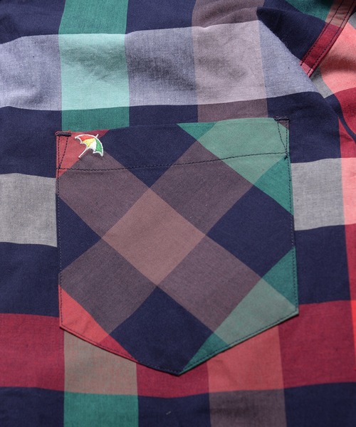 Arnold Palmer（アーノルドパーマー）の「パーマーチェック 長袖 シャツワンピース（シャツワンピース・レディース・ネイビー/ベージュ・S/M/L）」の11枚目の写真