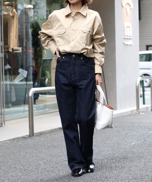 セール】【United Athle】T/C ワークシャツ ロングスリーブ 開襟 長袖