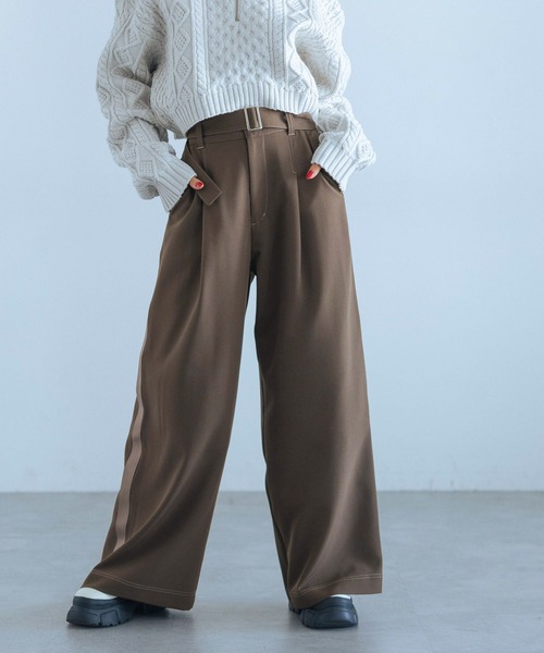 PAGEBOY（ページボーイ）の「ラインワイドパンツ（その他パンツ