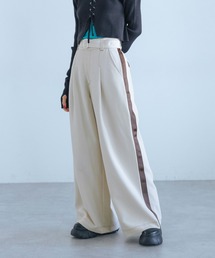 PAGEBOY | ラインワイドパンツ(その他パンツ)
