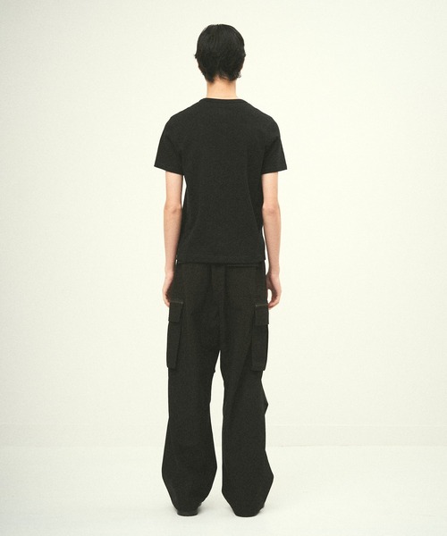 Juha(ユハ)の「VINTAGE PLAINSTITCH TEE(Tシャツ/カットソー・メンズ・オリーブ/キナリ/ブラック・4/3)」の6枚目の写真
