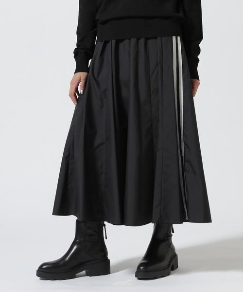 ダブスタ ミラノリブ×タフタリバーシブルスカート ESSENTIAL / グロッシータフタスカート BOTTOMS Night STORE